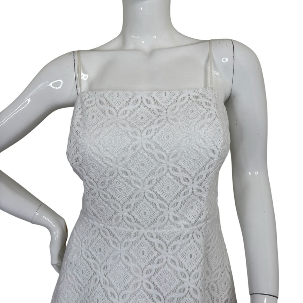 Lilly Pulitzer White Lace Spaghetti-Strap Mini Dress - Picture 6 of 14